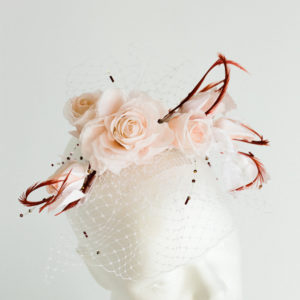 Anstecker mit Schleier YOUNG ROSE – Bild 9