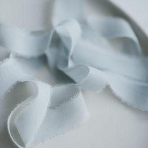 Silk ribbon BLUE STAR Crepe-de-Chine - Image 9