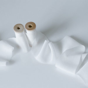 Silk ribbons ANTIQUE WHITE Crepe-de-Chine BOUQUET Collection - Image 12