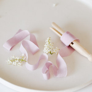 Silk ribbon FLAMINGO Crepe-de-Chine BOUQUET Collection - Image 8