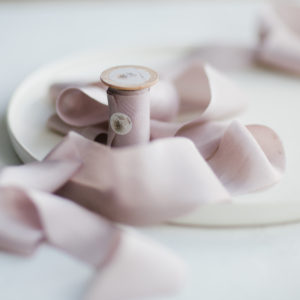Silk ribbon Lavender Fog Habutai BOUQUET Collection - Image 4