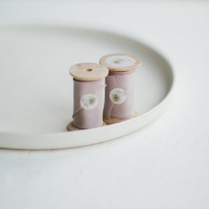 Silk ribbon Lavender Fog Habutai BOUQUET Collection - Image 6