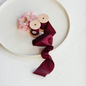 Seidenband PLUM Habutai BOUQUET Collection – Bild 4