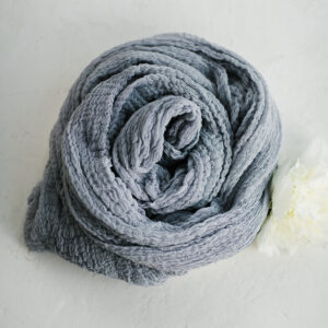 Tischläufer DARK GREY Baumwolle Gaze – Bild 5