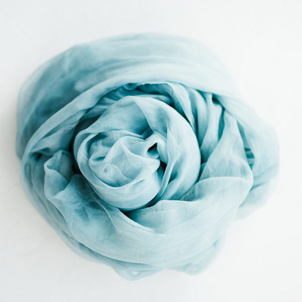 Tischläufer Chiffon Blau