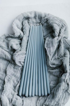 Stabkerze DUSTY BLUE 40 cm