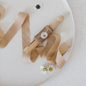 Seidenband BEIGE