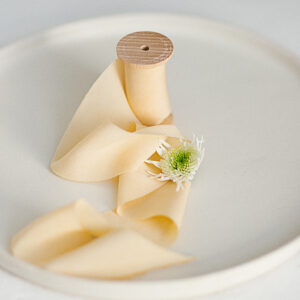 Seidenband Creme Brulee Crepe-de-Chine BOUQUET Collection – Bild 4