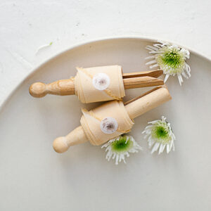 Seidenband Creme Brulee Crepe-de-Chine BOUQUET Collection – Bild 5