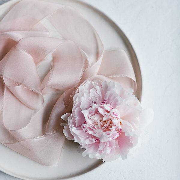 Hellrosa Chiffon