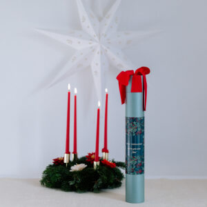 Weihnachtskerzen rot 40cm Set aus 8 Stück – Bild 5