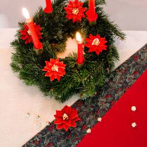 Designer Geschenkpapier Weihnachten ROTE BEEREN 42,0 x 59,50 cm – Bild 3