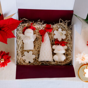 Weihnachtsgeschenk Kerzenset "Märchenwald" – Bild 2