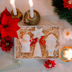 Geschenkbox Kerzenset "Wintermärchen" – Bild 2