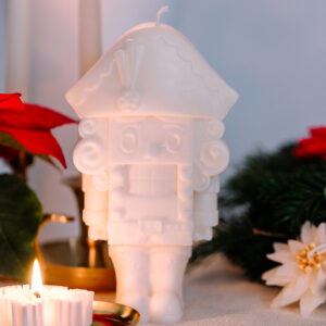 Weihnachtskerze Nussknacker