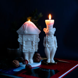 Weihnachtskerzen Nussknacker und Mäusekönig