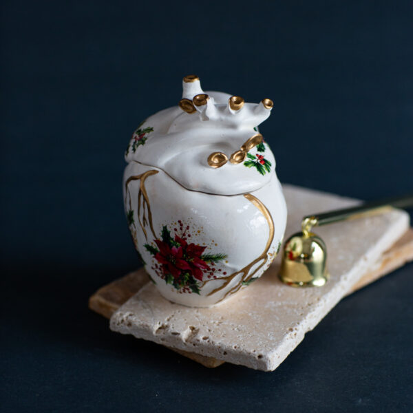 Weihnachtskerze Herz